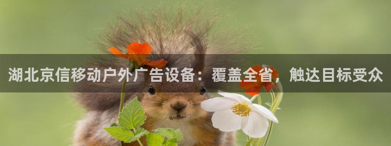 杏宇平台招商：湖北京信移动户外广告设备：覆盖全省，触达目标受众