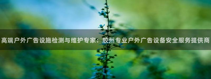 杏宇平台客服：高端户外广告设施检测与维护专家：胶州专业户外广告设备安全服务提供商