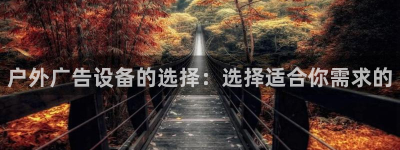 杏宇平台招商：户外广告设备的选择：选择适合你需求的