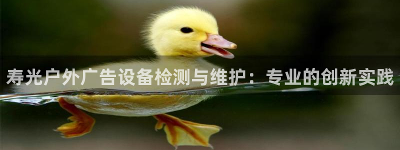 杏宇平台代理怎么赚钱快：寿光户外广告设备检测与维护：专业的创新实践