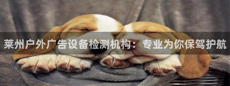 杏宇平台总代理电话：莱州户外广告设备检测